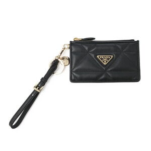 Prada Fragment Card Wallet Black